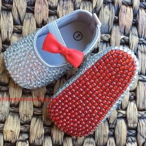 Baby girl red bottoms